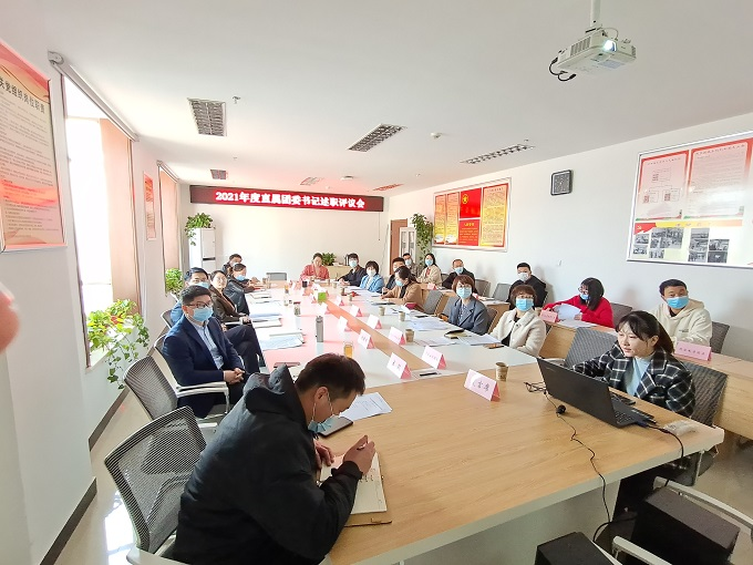 团淮北市委召开2021年度直属团委书记述职评议会议